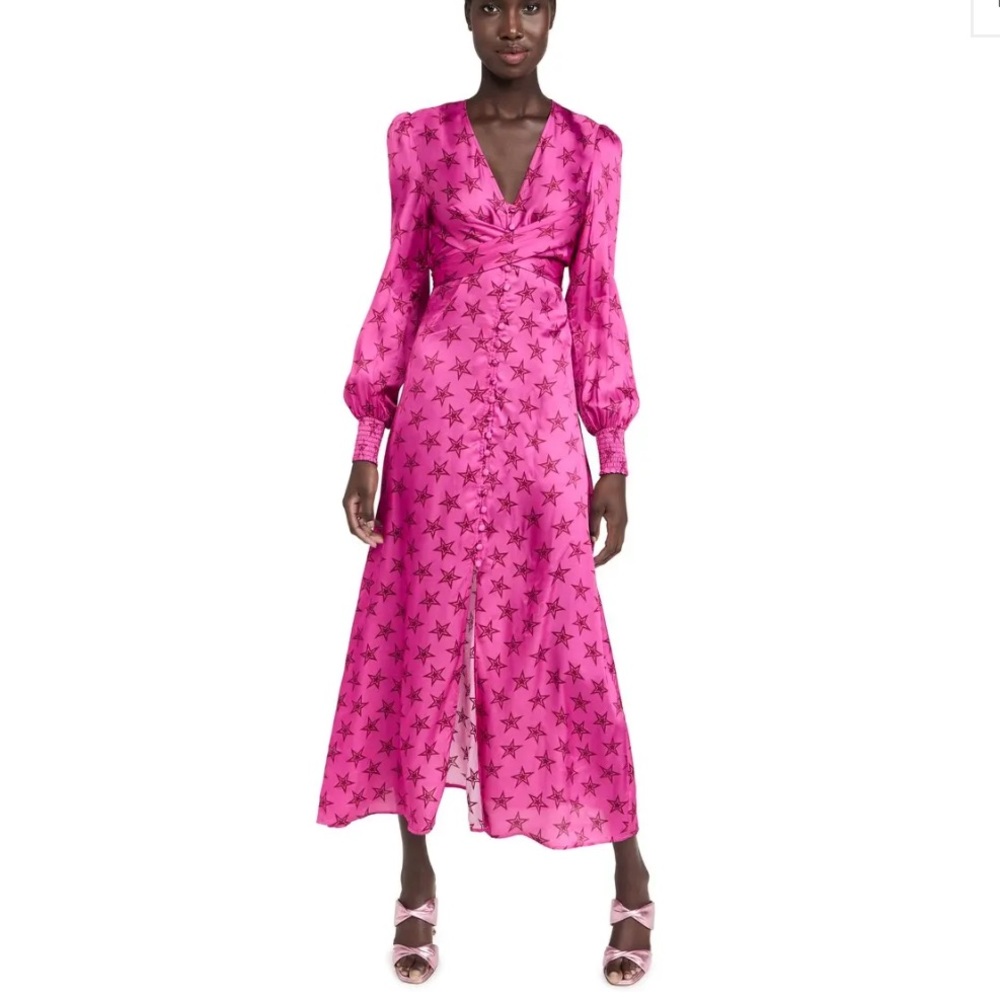 Kitri Aurora Retro Star Midi Dress